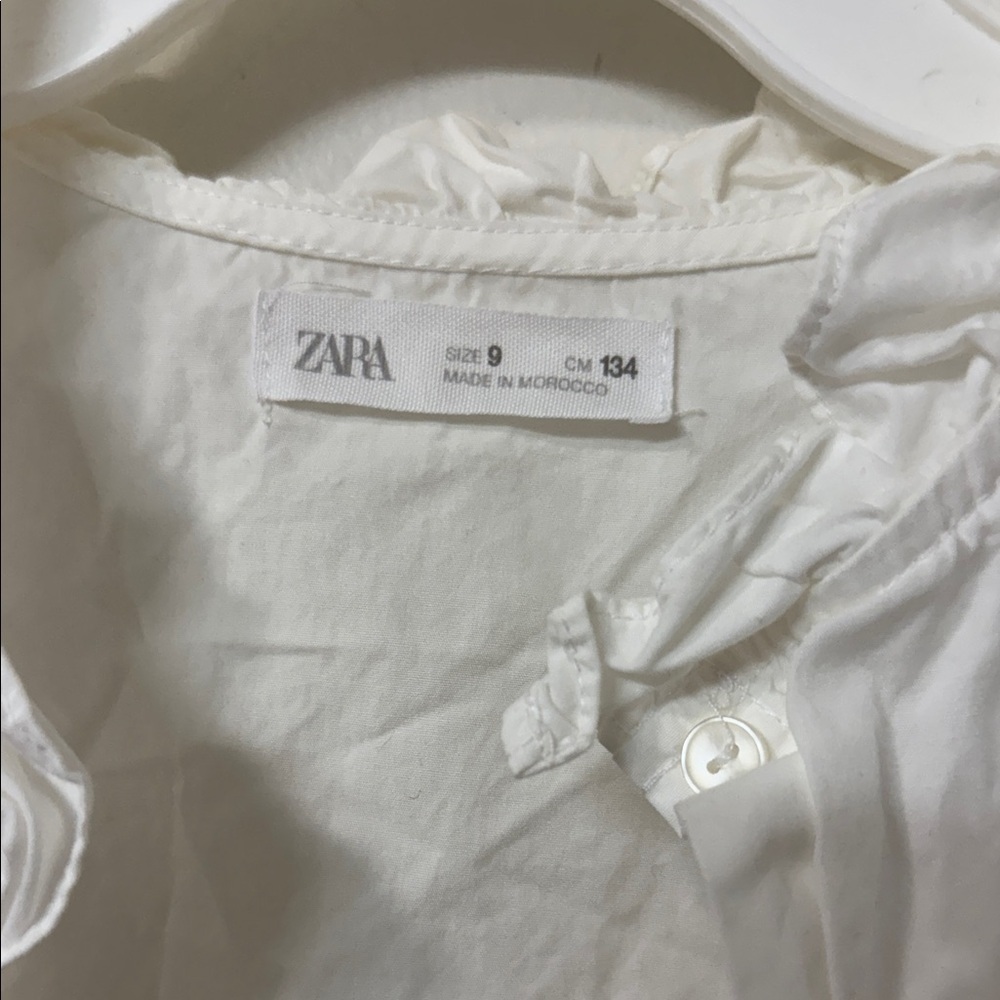 Kids White Button-Up Shirt - Picture 2 of 2